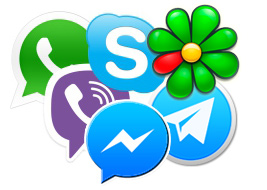 рограмма Skype и аналогичные ей